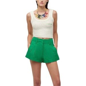 Simon Miller Gummy Green High Waist Boop Shorts